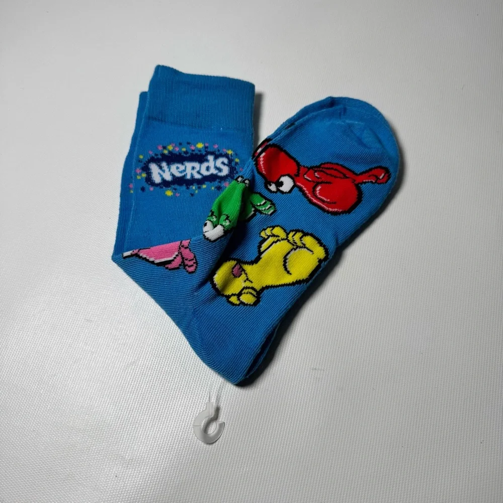 NWOT Nerds Unisex Crew Socks - O/S